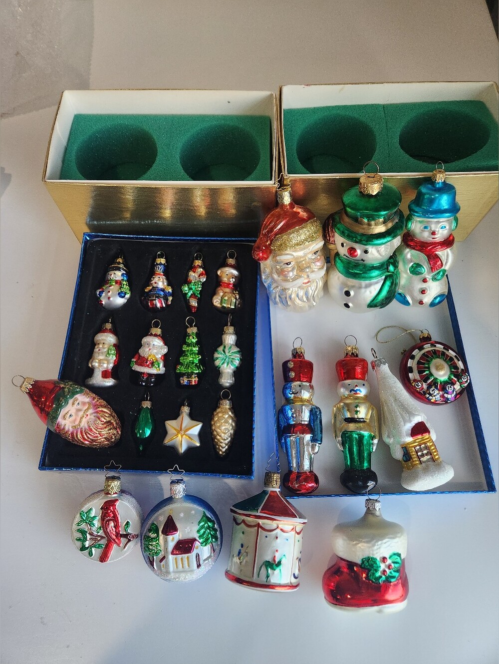 Thomas Pacconi Inge German Glass Poland Kurt A Adler krebs Christopher Radko Lot